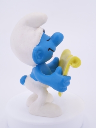 Schtroumpf chanteur avec partition - photo