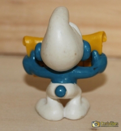 Schtroumpf chanteur avec partition - photo