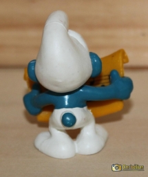 Schtroumpf chanteur avec partition - photo