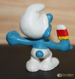 Schtroumpf avec glace - photo