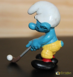 Schtroumpf golfeur - photo