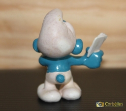 Schtroumpf joueur de cartes - photo