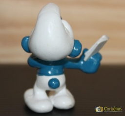 Schtroumpf joueur de cartes - photo