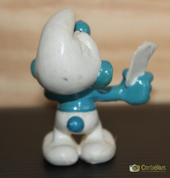 Schtroumpf joueur de cartes - photo