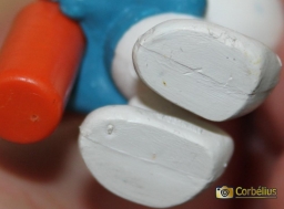 Schtroumpf assoiffé avec bouteille - photo