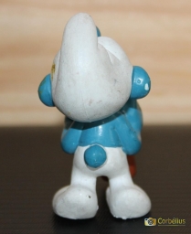 Schtroumpf assoiffé avec bouteille - photo