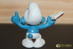 Schtroumpf maitre d'école avec livre - photo