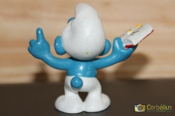 Schtroumpf maitre d'école avec livre - photo