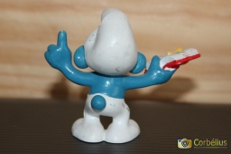 Schtroumpf maitre d'école avec livre - photo