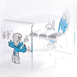 Chaise en acrylique pour enfants - photo