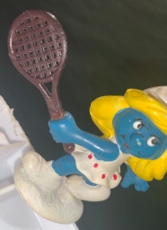 Schtroumpfette joueuse de tennis - photo