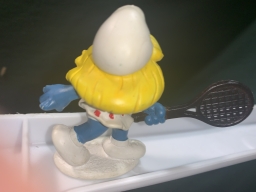 Schtroumpfette joueuse de tennis - photo