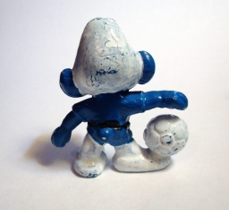 Schtroumpf footballeur - photo