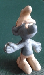 Schtroumpf en latex - photo