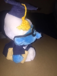 Peluche Schtroumpf à lunettes - Brainy - photo