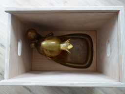 Schtroumpfissime en bronze - photo