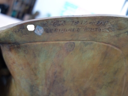 Schtroumpfissime en bronze - photo