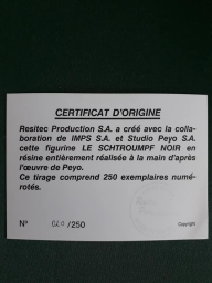 Schtroumpf noir - photo