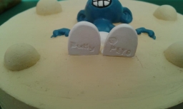 Schtroumpf noir (bleu) - photo