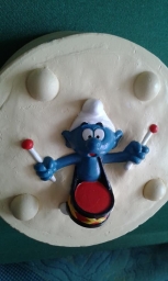 Schtroumpf au tambour - photo