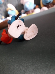 Schtroumpf au baluchon (voyageur) - photo