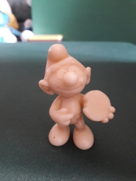 Schtroumpf avec biscuit - photo