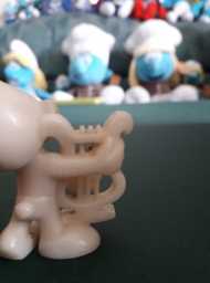 Schtroumpf avec harpe - photo