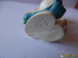 Schtroumpf courtisant avec fleur (rendez-vous) - photo