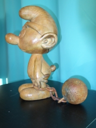 Schtroumpf prisonnier - photo