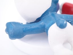 Schtroumpf avec glace - photo