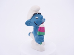 Schtroumpf avec glace - photo