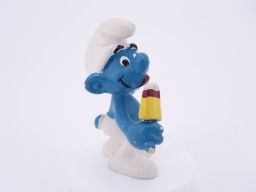 Schtroumpf avec glace - photo