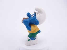 Schtroumpf avec sandwich - photo