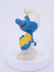 Schtroumpf avec biscuit - photo