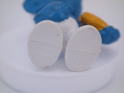 Schtroumpf avec biscuit - photo