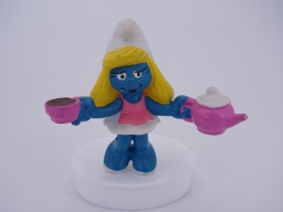 Schtroumpfette avec thé - photo