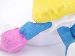 Schtroumpfette avec thé - photo