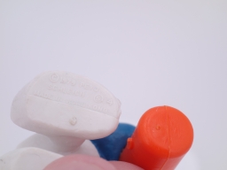 Schtroumpf assoiffé avec bouteille - photo