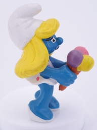 Schtroumpfette avec glace - photo