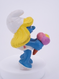 Schtroumpfette avec glace - photo