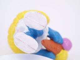 Schtroumpfette avec glace - photo