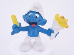 Schtroumpf avec frites - photo