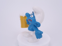 Schtroumpf avec bière - photo