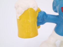 Schtroumpf avec bière - photo