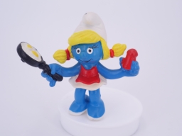 Schtroumpfette qui cuisine - photo