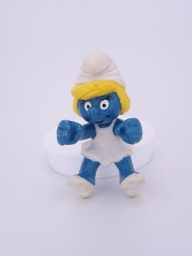 Schtroumpfette en voiture - photo