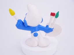 Schtroumpf peintre - photo