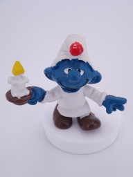 Schtroumpf à la bougie - photo