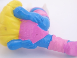 Schtroumpfette aérobic avec lapin - photo