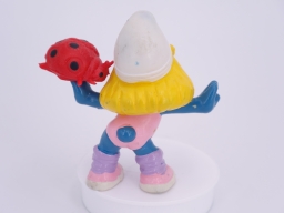 Schtroumpfette aérobic avec coccinelle - photo